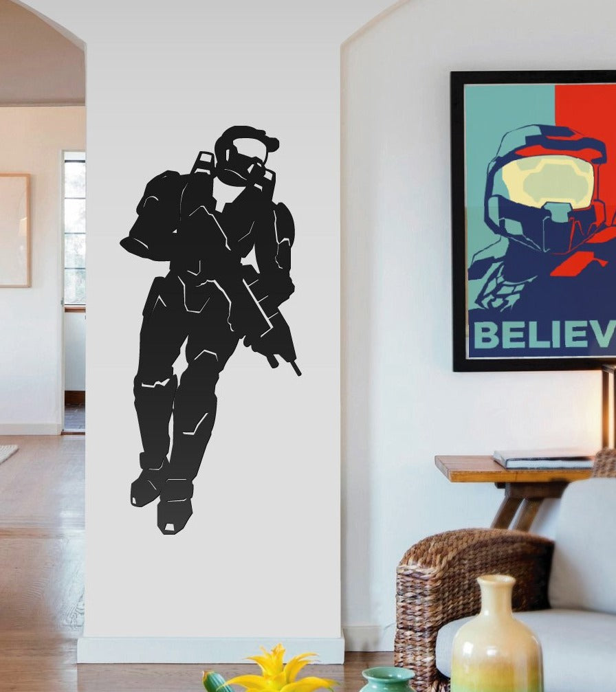 Decoración de Pared en Metal Master Chief