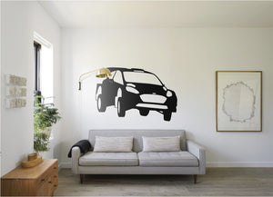Decoración de Pared en Metal Auto de Rally WRC