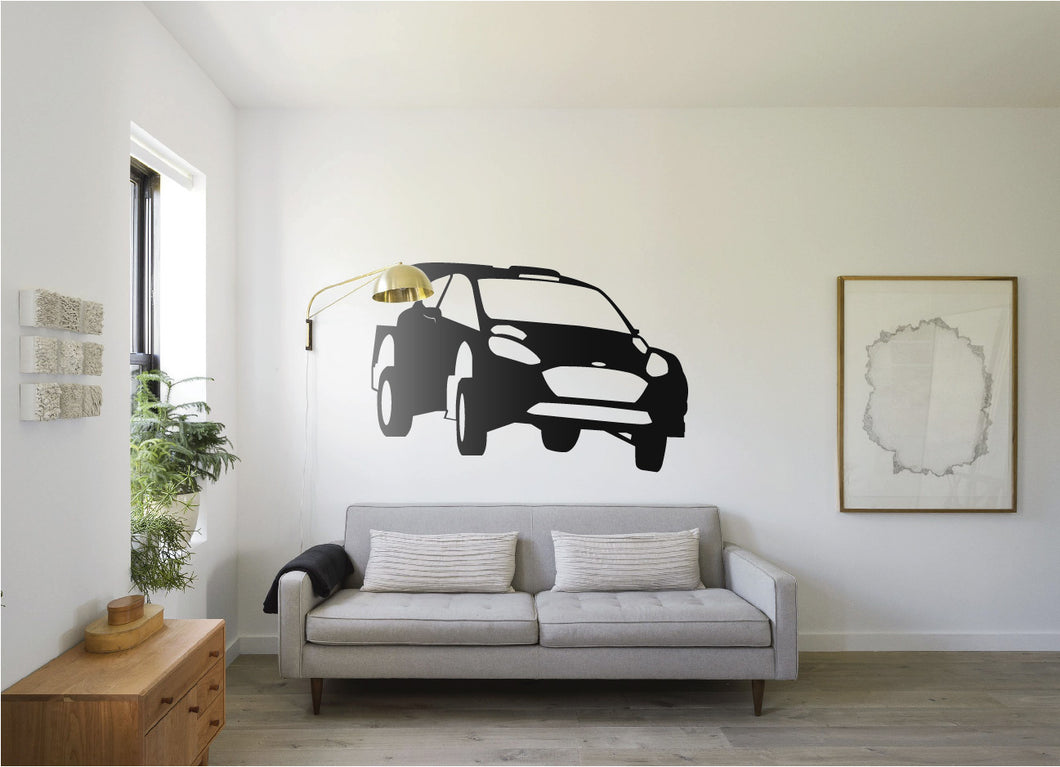 Decoración de Pared en Metal Auto de Rally WRC
